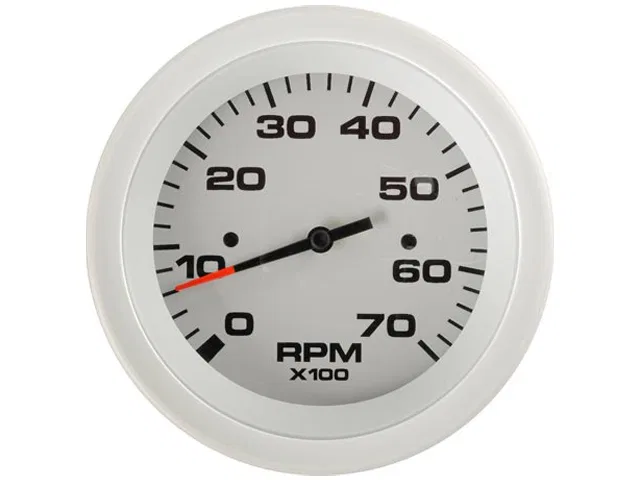 68374P – SIERRAMARINE Tachometer, Aftermarket 3 Inch Full Sweep Analog 0-7000 RPM Without Peak Memory and Warning Ind...